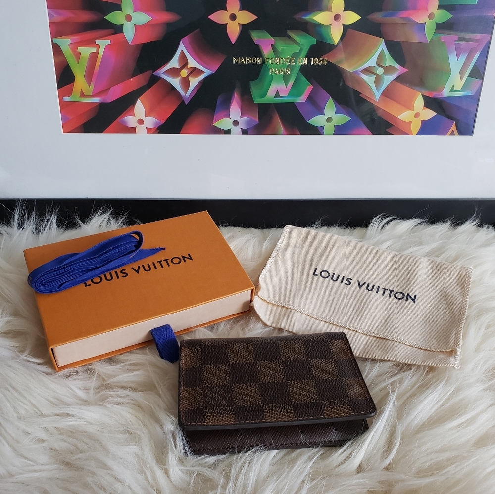 Louis Vuitton Damier Ebene Wallet Organizer